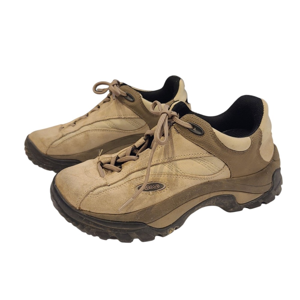 Asolo  Tan Suede Low‎ Hiking Trail Shoes Women's US 7M EU 38